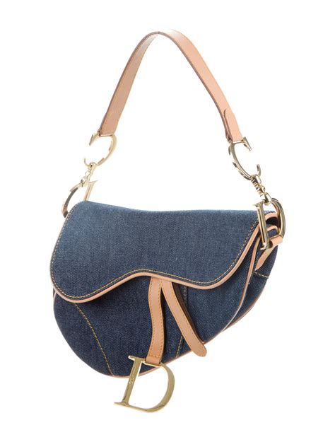 dior saddle bag denim